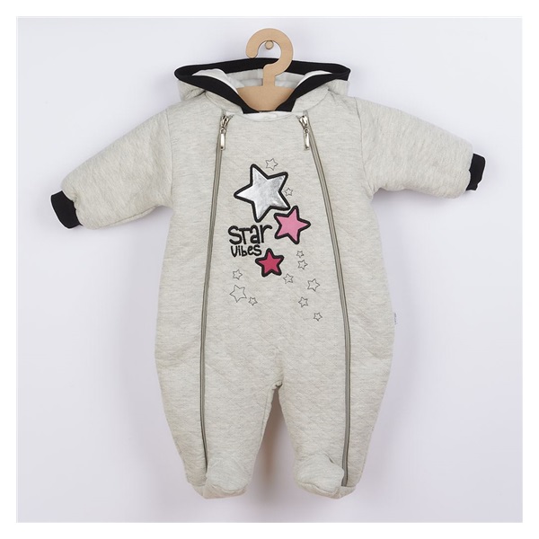 Koala Star Vibes Winter Infant Jumpsuit with Hood Pink, size 74 (6-9m)