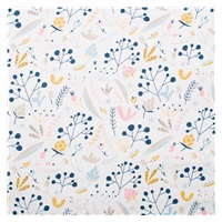 Luxury lace-up wrap in minky New Baby Cranberries 75x75 cm