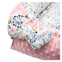 Luxury nest with pillow and blanket New Baby from Minky Cranberries