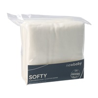 New Baby Softy EXCLUSIVE 70 x 70 cm 10 pcs white