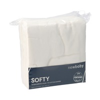 New Baby Softy EXCLUSIVE 80 x 80 cm 10 pcs white