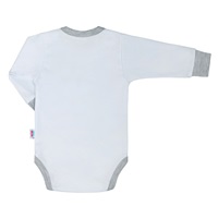 Luxury New Baby Honey Bear long sleeve baby bodysuit with 3D application, size 56 (0-3m)