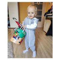 Baby tracksuit New Baby The Best grey, size 86 (12-18m)