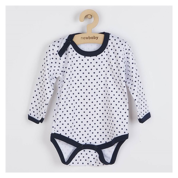 Baby body New Baby Classic II polka dots, size 62 (3-6m)