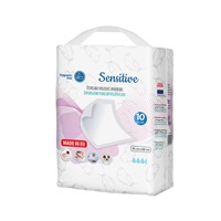 Disposable sanitary pads Akuku Sensitive 10 pcs