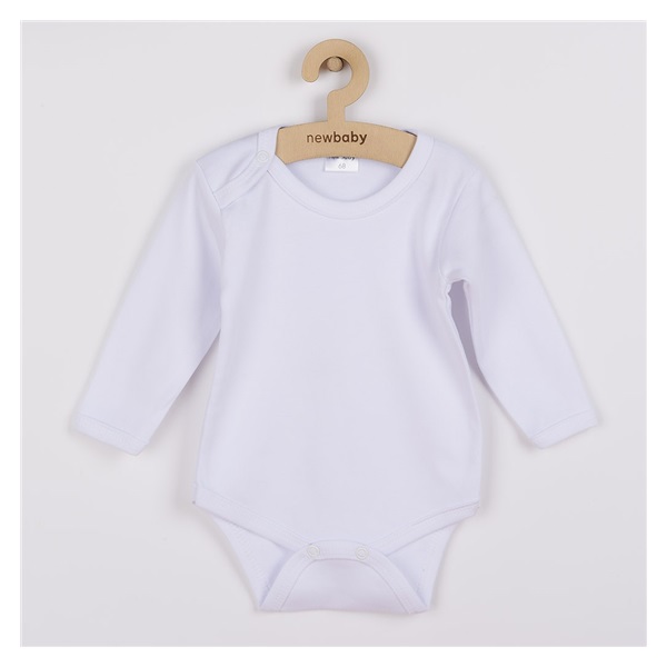 Long sleeve body New Baby II - white, size 50