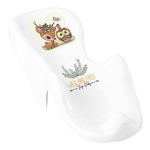 Anti-slip bathing lounger Wild & Free deer white