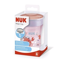 Magic NUK 360° baby cup with lid red