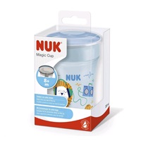 Magic NUK 360° baby cup with lid light blue