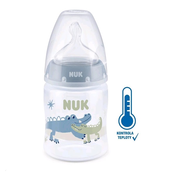 NUK First Choice Temperature Control Baby Bottle 150 ml blue