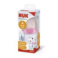 NUK First Choice Temperature Control Baby Bottle 150 ml pink