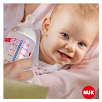 NUK First Choice Temperature Control Baby Bottle 150 ml pink