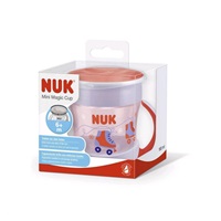 NUK Mini Magic 360° baby cup with lid red