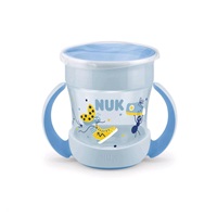 NUK Mini Magic 360° baby cup with lid blue