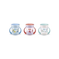 NUK Mini Magic 360° baby cup with lid blue