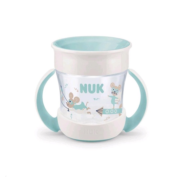 NUK Mini Magic 360° baby cup with lid green