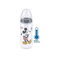 NUK Disney Mickey baby bottle with temperature control 300 ml grey