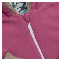 New Baby Spring purple-pink overalls with hood, size 80 (9-12m)