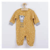 Baby cotton jumpsuit Koala Wild Bear, size 56 (0-3m)