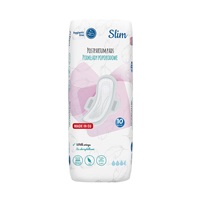 Disposable ultrasoft postpartum pads with wings Akuku Slim 10 pcs in a pack