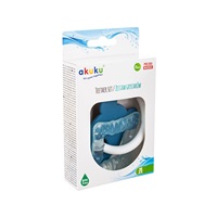 Baby silicone and cooling teether Akuku mouse and square set of 2