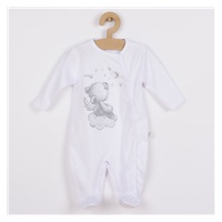 Baby jumpsuit with cap Koala Angel white, size 50