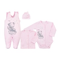 4-piece baby set Koala Angel pink, size 50