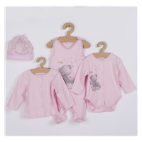 4-piece baby set Koala Angel pink, size 50