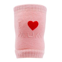 New Baby baby knee pads with ABS I Love Mum and Dad pink