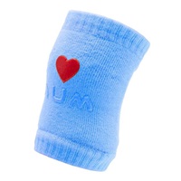 New Baby baby knee pads with ABS I Love Mum and Dad blue