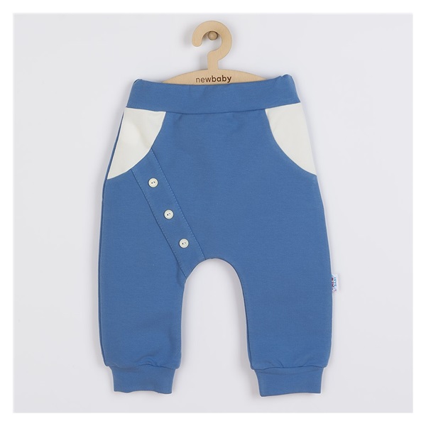 New Baby The Best Blue Cotton Baby Sweatpants, size 56 (0-3m)