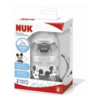 NUK Disney Mickey Learning Bottle with Temperature Control 150 ml red