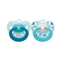 NUK Signature Soother 0-6m 2pcs boy, size 0-6 m