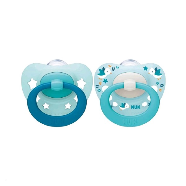 NUK Signature Soother 0-6m 2pcs boy, size 0-6 m