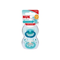 NUK Signature Soother 0-6m 2pcs boy, size 0-6 m