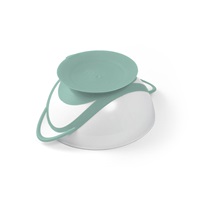 Baby bowl with suction cup and spoon Baby Ono white-mint