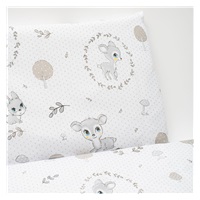 3-piece bedding New Baby 100/135 cm Deer grey-pink