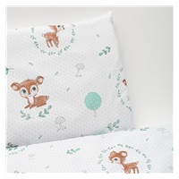 3-piece bedding New Baby 90/120 cm Deer mint