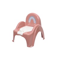 Baby potty with lid METEO pink