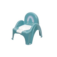 Play potty with lid METEO turquoise