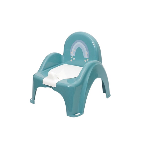 Play potty with lid METEO turquoise