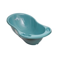 Anatomical bathtub with spout 86 cm METEO turquoise