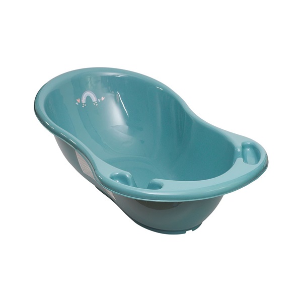 Anatomical bathtub with spout 86 cm METEO turquoise