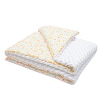 Baby blanket with filling New Baby Harmony white 70x100 cm