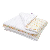 Baby blanket with filling New Baby Harmony white 70x100 cm