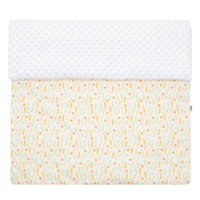 Baby blanket with filling New Baby Harmony white 70x100 cm