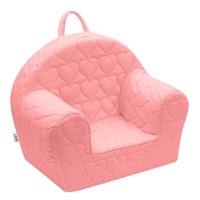 Baby chair made of Velvet New Baby Hearts pink