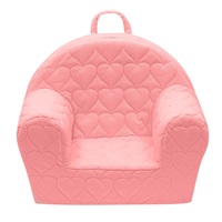 Baby chair made of Velvet New Baby Hearts pink