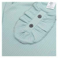 Baby body New Baby Stripes ice blue, size 56 (0-3m)