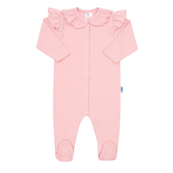 Baby Cotton Jumpsuit New Baby Stripes Pink, size 80 (9-12m)